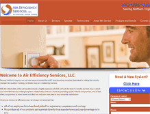 Tablet Screenshot of airefficiencyservices.com